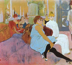 Salon dans la rue des moulins